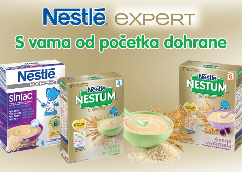 Nestlé Expert - nova linija Nestlé žitnih pahuljice za bebe