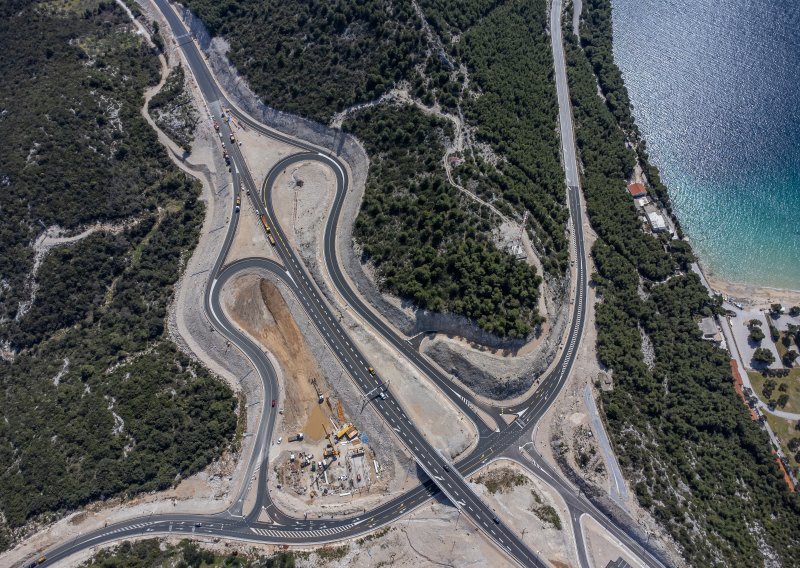 Pogledajte kako Pelješki most i okolica izgledaju snimljeni iz zraka
