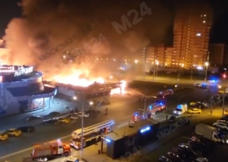 Požar u Moskvi, gori tržnica u predgrađu