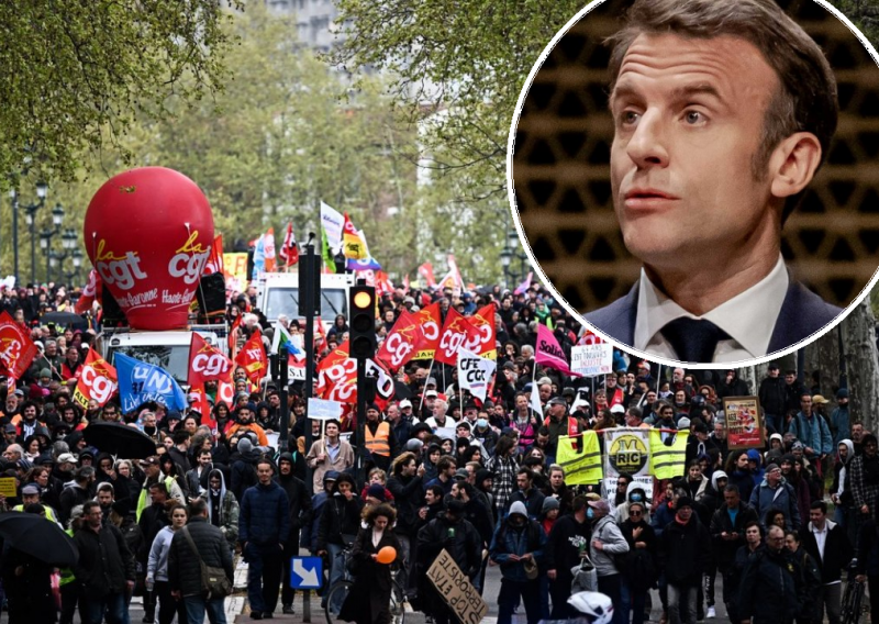 Amenovana Macronova mirovinska reforma, prosvjedi buknuli širom Francuske