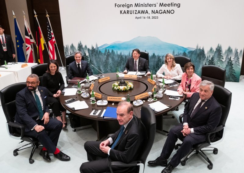 Ministri skupine G7 kritizirali rusku 'nuklearnu retoriku', prozvali i Kinu