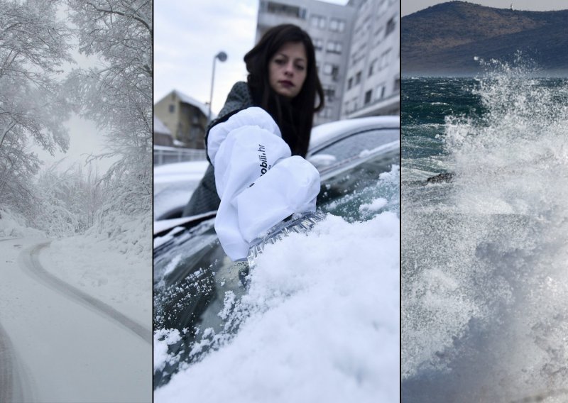 Zima okovala Hrvatsku - na Zavižanu osjet hladnoće -36 stupnjeva