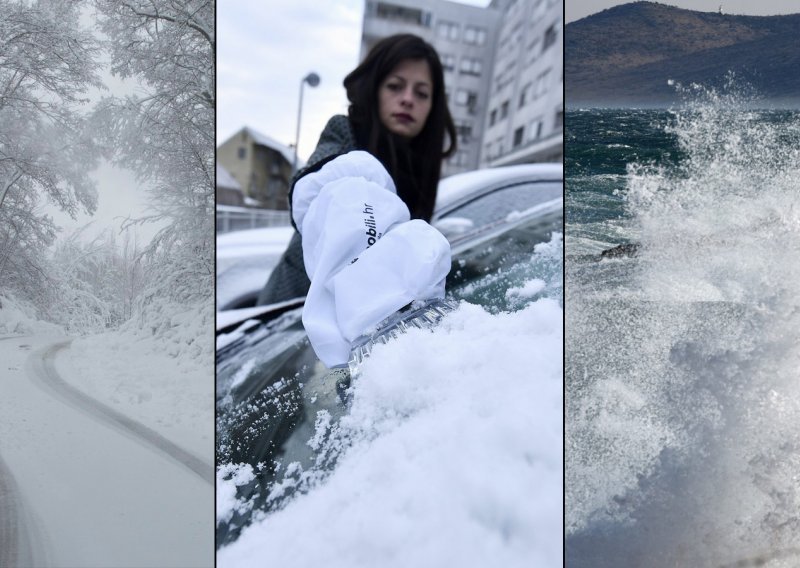 Snijeg, nanosi i bura stvaraju probleme i u Srbiji i BiH