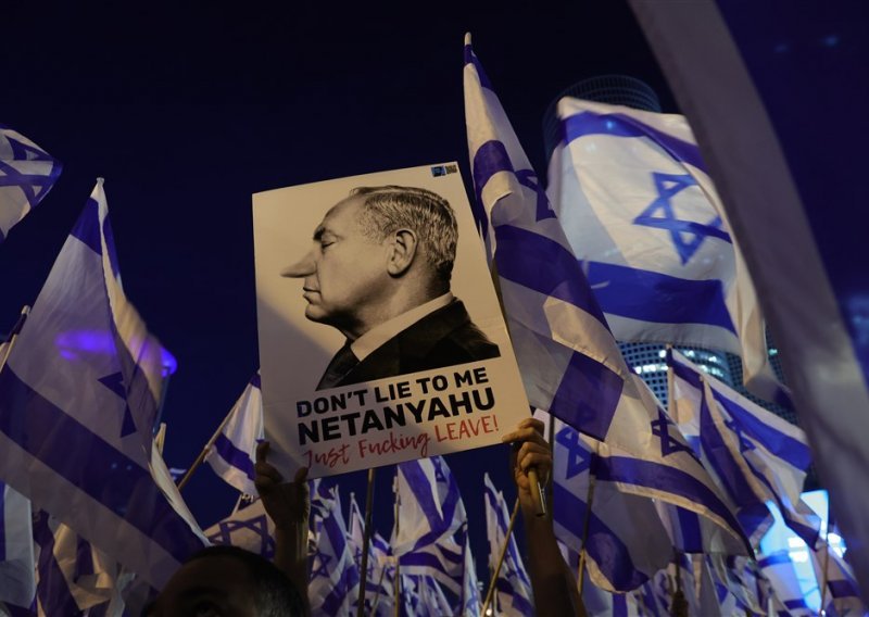 Ne prestaju prosvjedi u Izraelu: Tisuće na ulicama zbog pravosudne reforme