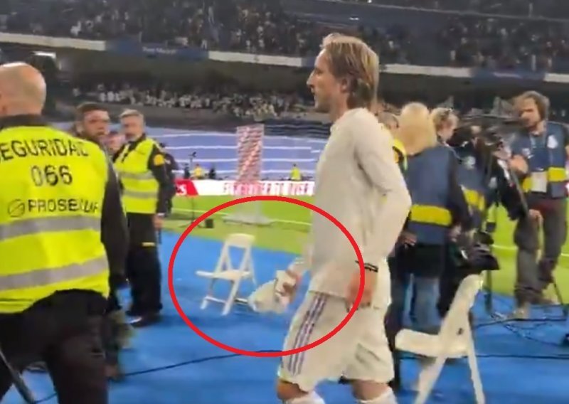 Pogledajte kako je Luka Modrić rasplakao dječaka na tribinama; nastala je pomutnja