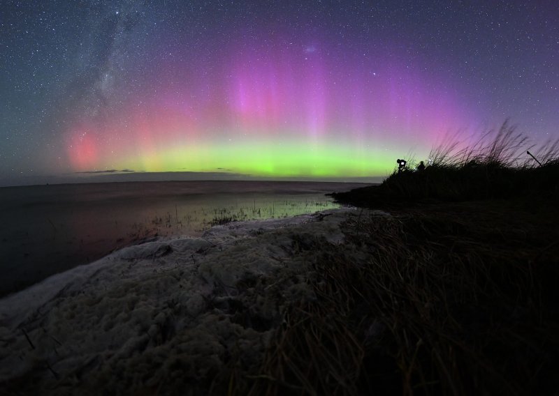 Nakon solarne oluje Aurora Australis obasjala nebo iznad Novog Zelanda