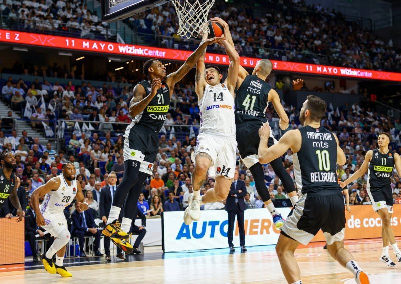 Senzacija u Madridu! Partizan tricom u zadnjoj sekundi srušio Real