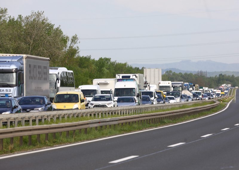 Zbog radova ogromne gužve na A3 kod Zagreba