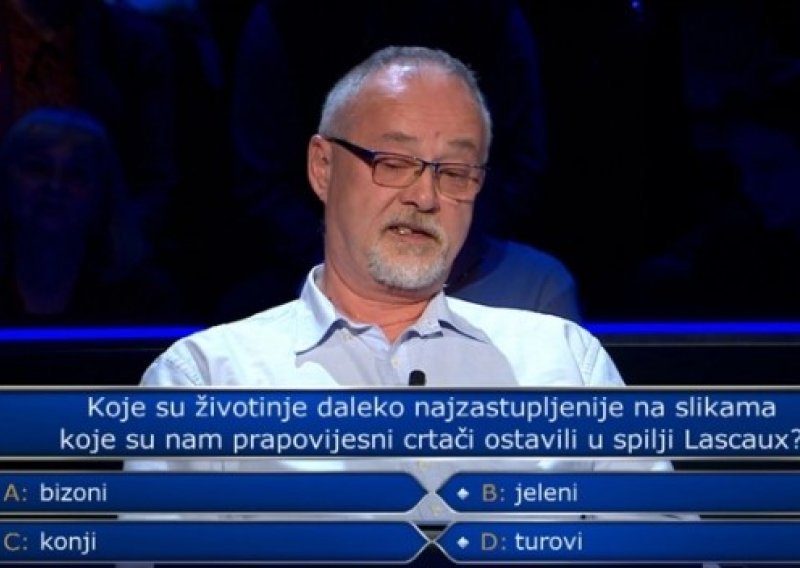 Tariku probleme zadala sirutka, a natjecatelju na 14. pitanju 'presudili' turovi