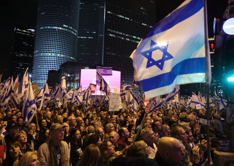 Izraelci 17. subotu prosvjedovali protiv Netanyahuove pravosudne reforme