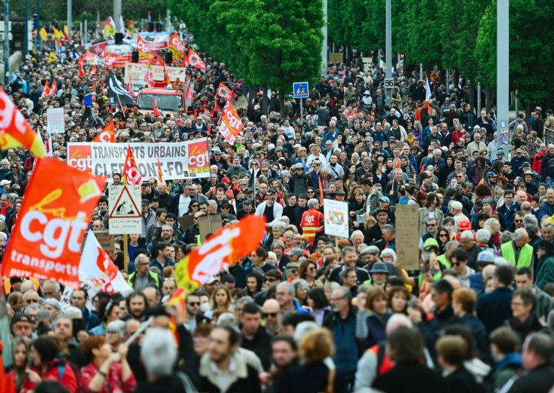U Francuskoj prosvjedi na Praznik rada, ne staje bijes zbog mirovinske reforme