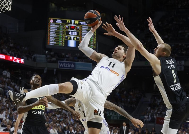 Real slavio u Beogradu; Hezonja zabio 12 koševa uz 14 skokova u pobjedi nad Partizanom