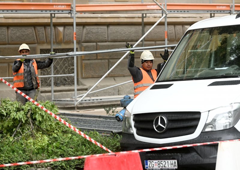 Još nije utvrđen razlog urušavanja skele i dijela zgrade u središtu Zagreba