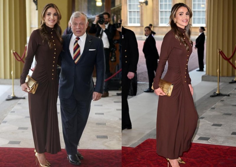 Haljina s modne piste za Buckinghamsku palaču: Kraljica Rania ovim izborom nije mogla pogriješiti