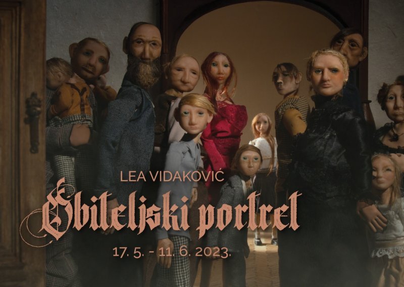 Samostalna izložba 'Obiteljski portret' Lee Vidaković u Galeriji Prsten