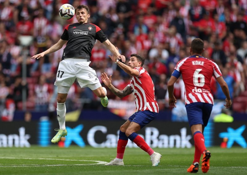 Atletico uvjerljiv protiv Osasune, Espanyol pobjedom produžio nadu u spas
