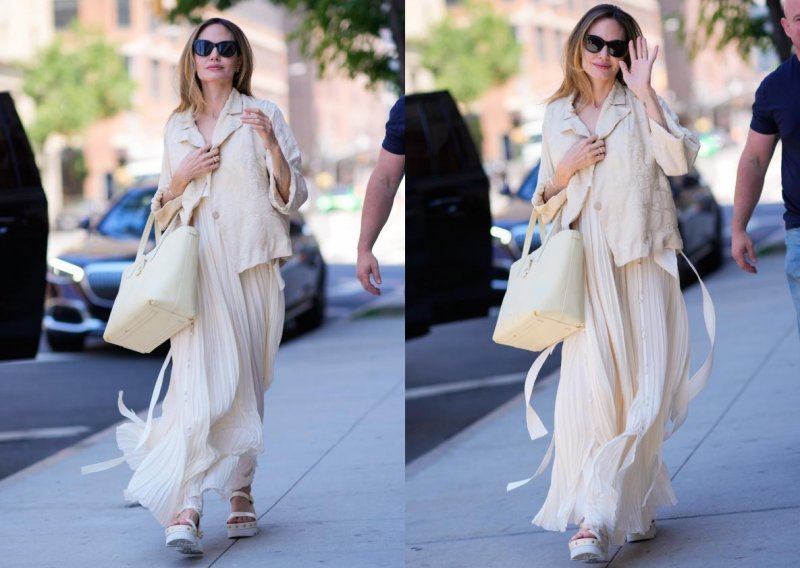 Modni minimalizam je dobitan: Angelina Jolie u predivnoj haljini i još boljim sandalama