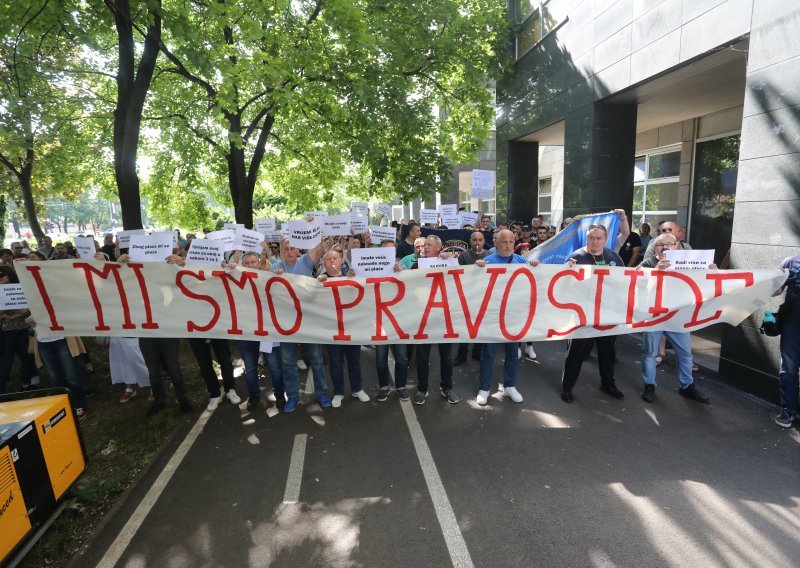 Prosvjed pravosudnih policajaca: I mi smo pravosuđe