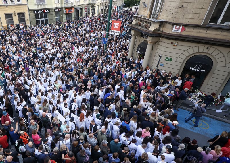 Blokiran centar Sarajeva, prosvjednici ogorčeni zbog smrti mlade liječnice