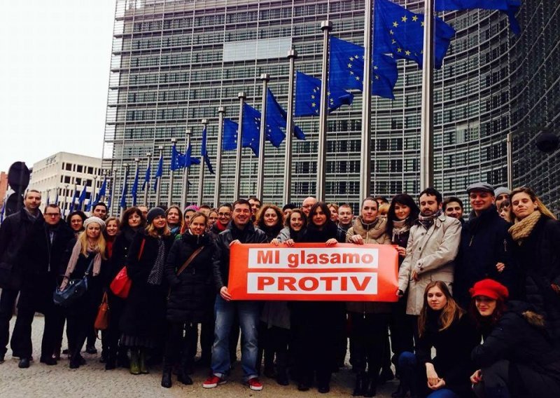 'Mi glasamo protiv' i u Bruxellesu