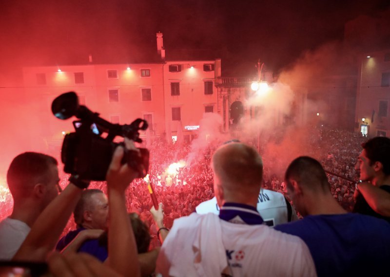 Pogledajte kako su Zadrani proslavili titulu najboljeg u Hrvatskoj