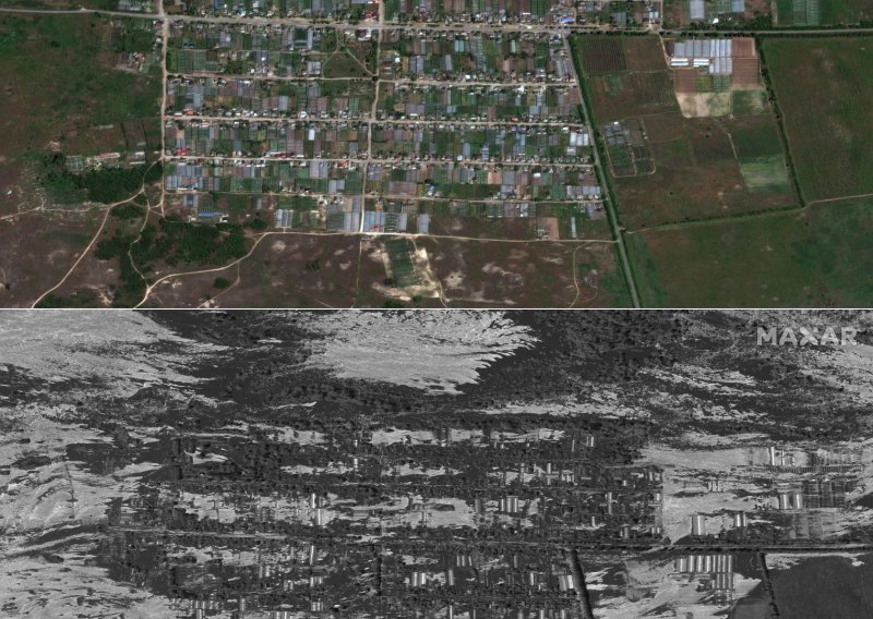 [FOTO] Najnovije satelitske snimke pokazuju razmjere katastrofe u Ukrajini