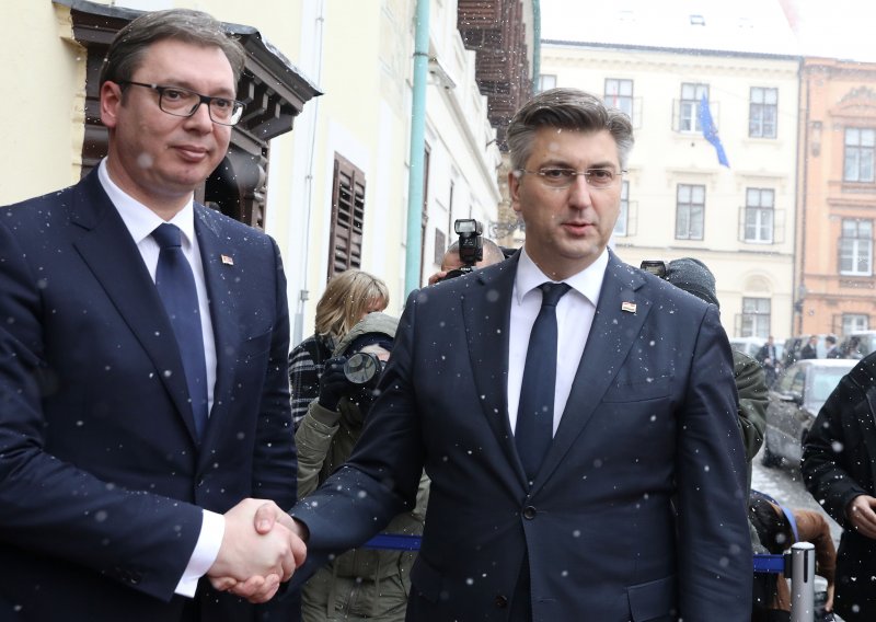 Plenković prvi put kao premijer posjećuje Srbiju