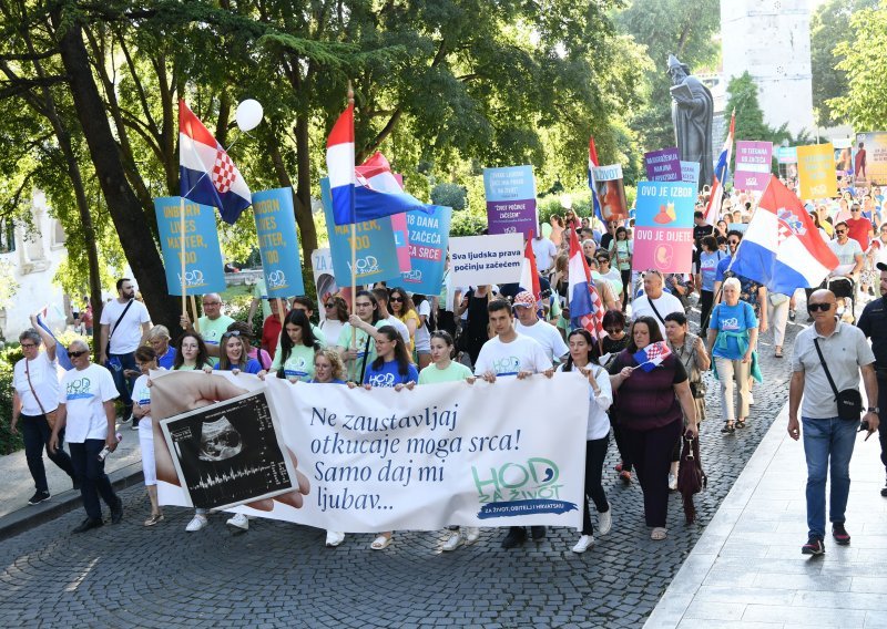 U Splitu održan Hod na život, evo kako je to izgledalo