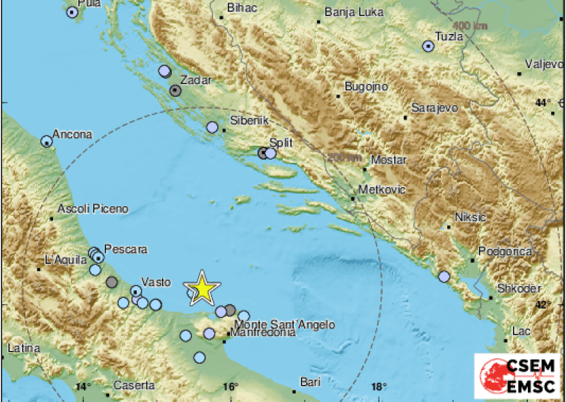 Snažan potres pogodio jug Italije