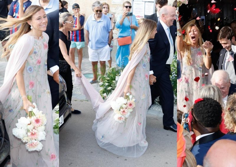 Sve samo ne klasična vjenčanica: Piqueova šogorica ima divnu haljinu
