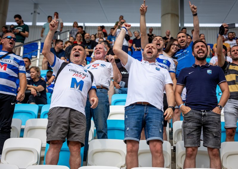 Osijekovi navijači zavirili su u svaki kutak najmodernijeg stadiona u Hrvatskoj