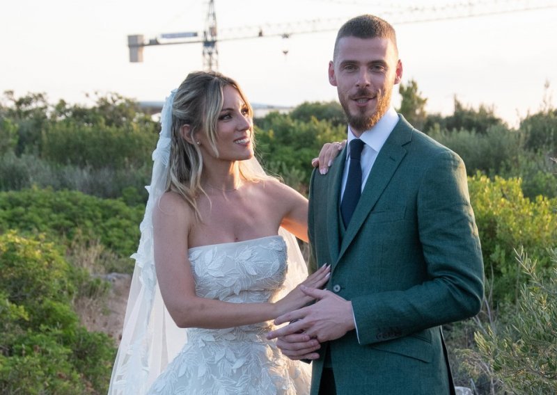 Lijepa Španjolka udala se za zvijezdu Manchester Uniteda u božanstvenoj vjenčanici