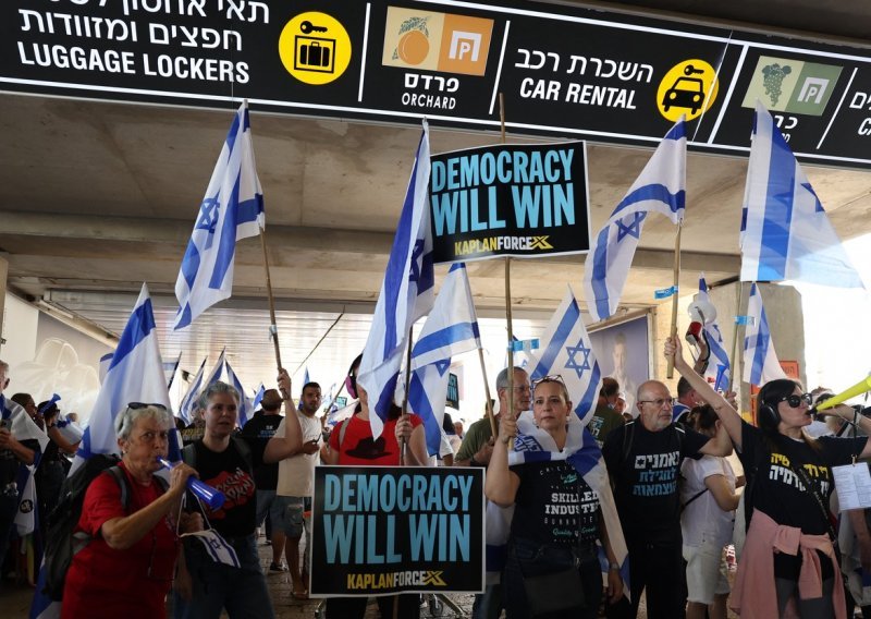 Sukob prosvjednika i policije u izraelskoj zračnoj luci Ben Gurion