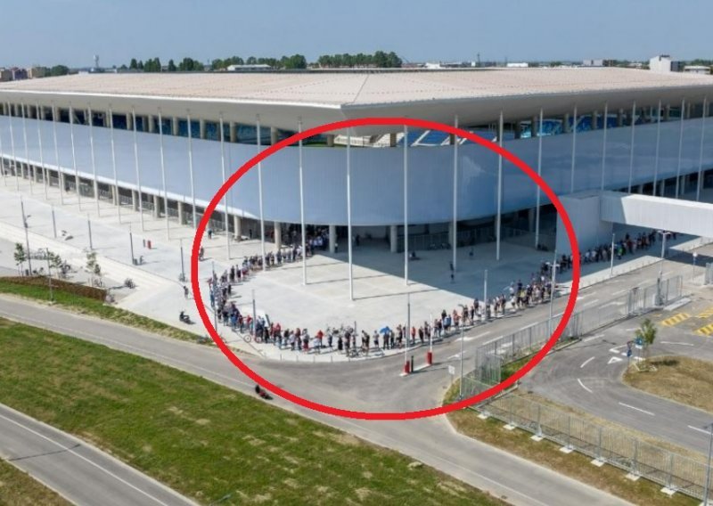 Neviđene kolone navijača u Osijeku; svi žele na najmoderniji stadion u Hrvatskoj