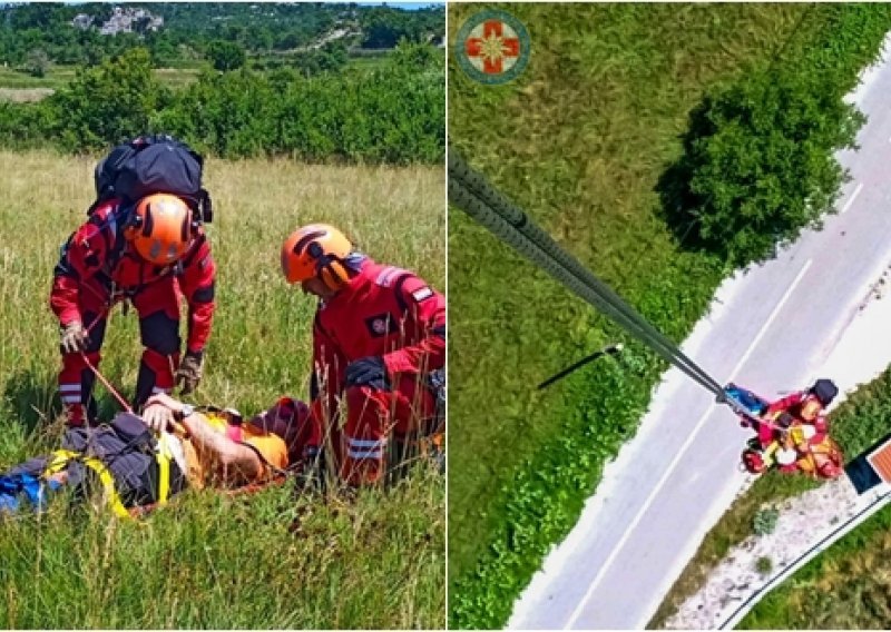 HGSS helikopterom spašavao muškarca s Mosora