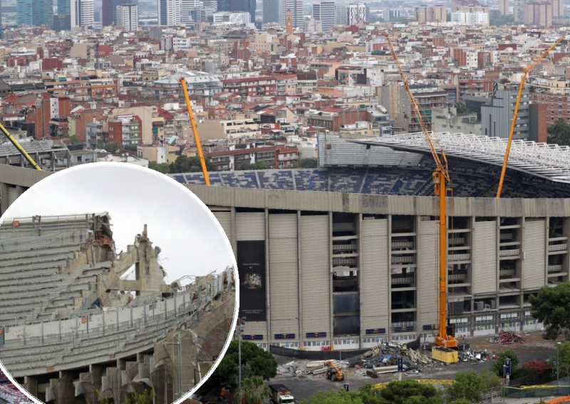 Nou Camp nestaje na očigled: Kako uništiti jedan od najlegendarnijih stadiona...