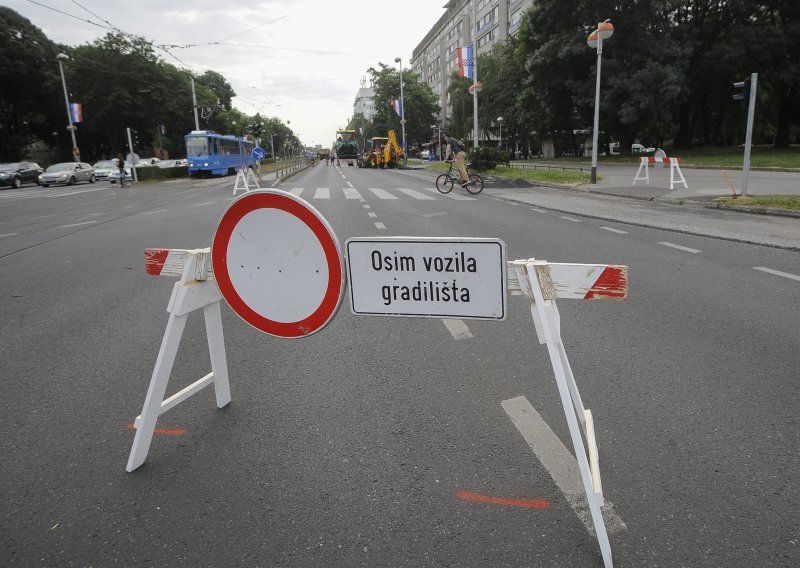 Radovi zatvorili dvije frekventne zagrebačke prometnice