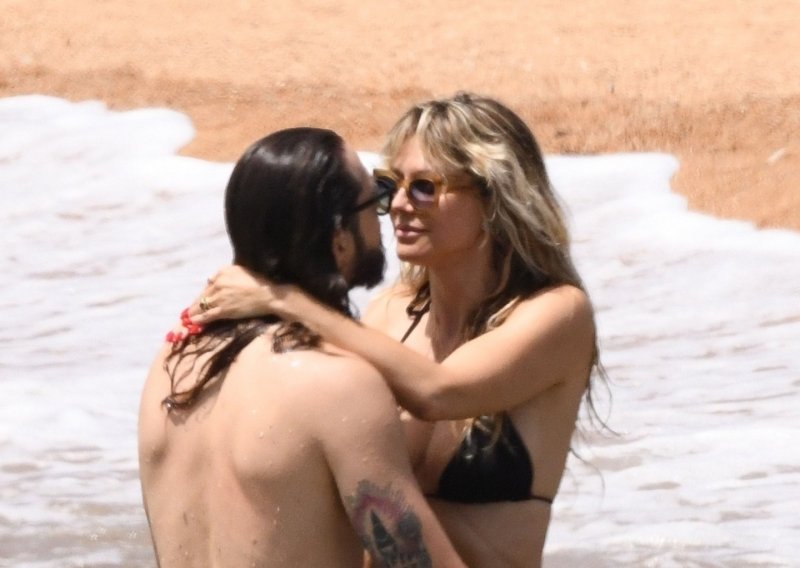 Strastveni poljupci i zagrljaji nasred plaže: Heidi Klum i Tom Kaulitz nisu marili za poglede