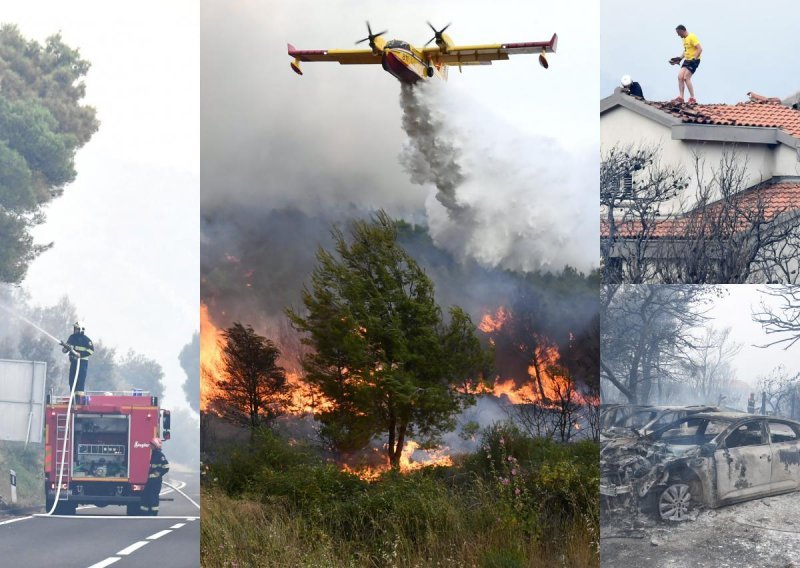 Apokaliptični prizori iz Grebaštice u slikama: Spaljeni auti, oštećene kuće, ozlijeđeni ljudi...