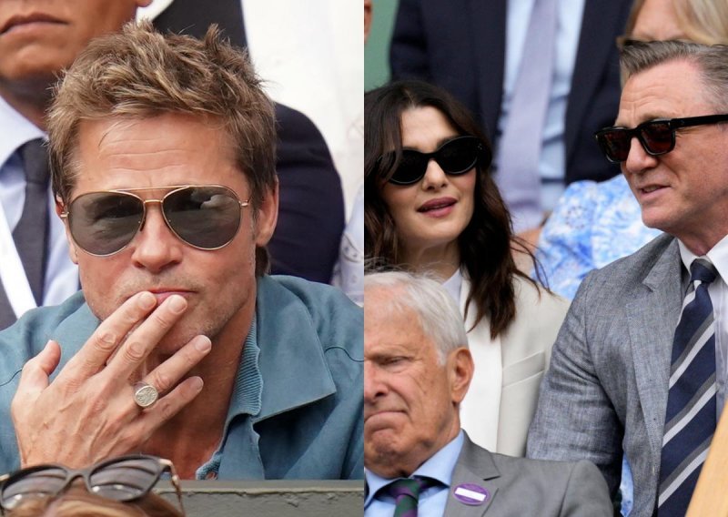 Kraljevska loža na Wimbledonu prepuna svjetskih faca, a stigao je i - Brad Pitt!