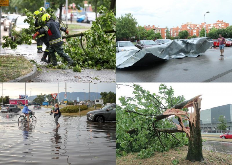 DHMZ: Zagreb pogodila jedna od najjačih grmljavinskih oluja otkad je mjerenja