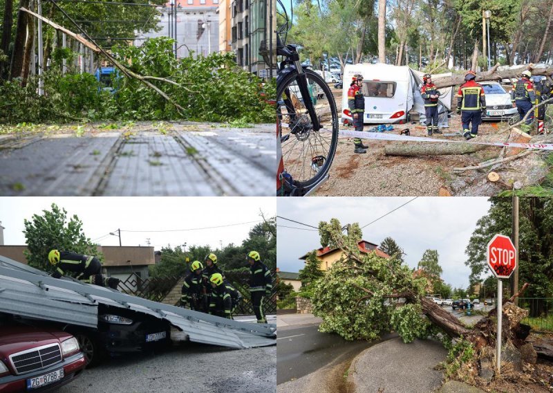 Oluja poharala Hrvatsku: Vjetar rušio stabla, uništen kamp u Novigradu
