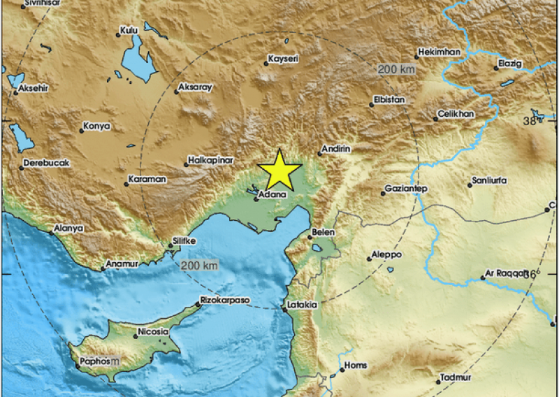 Snažan potres prodrmao središnju Tursku