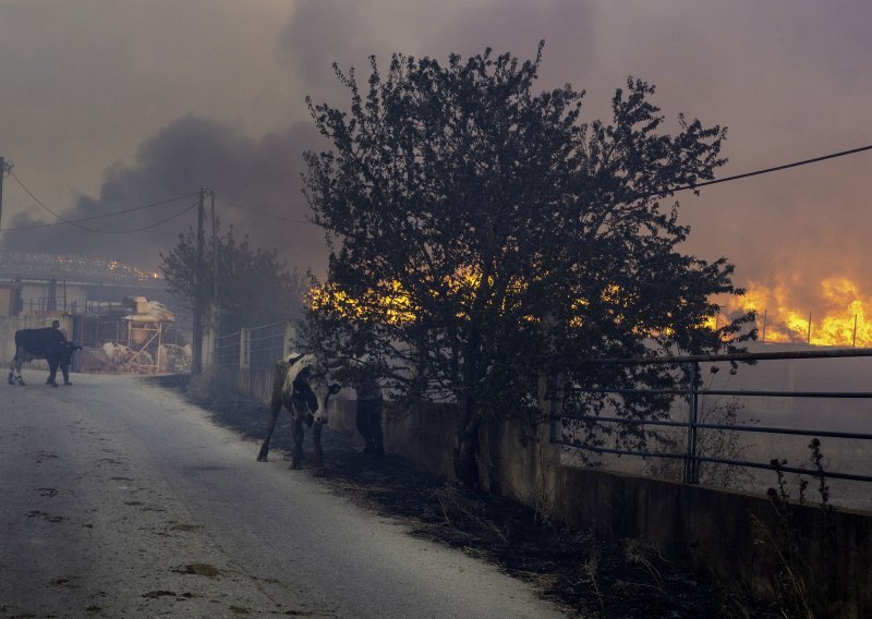 Pijani vozač se slupao i izazvao požar kolosalnih razmjera u Grčkoj