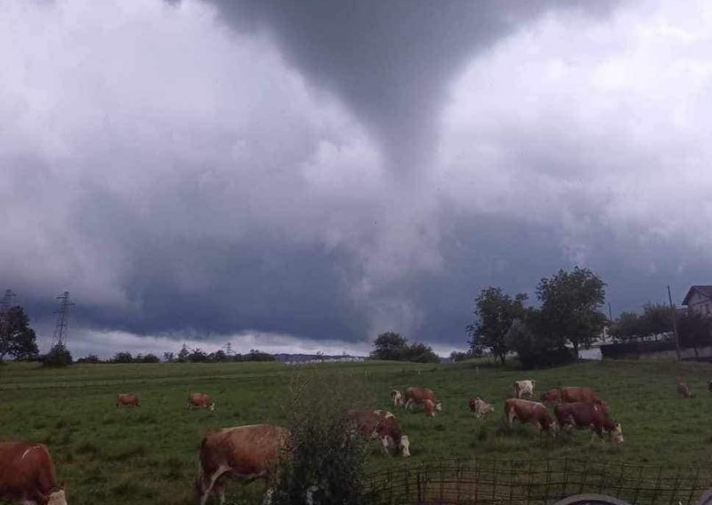 Slovenski meterolozi javljaju da je viđen tornado, pogledajte snimku
