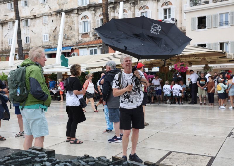 Kreće pogoršanje vremena, oglašen žuti alarm za Jadran i dio kontinenta