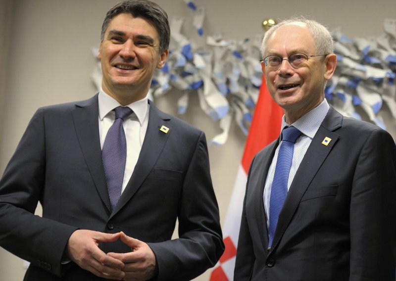 Milanović s Barrosom i Van Rompuyom