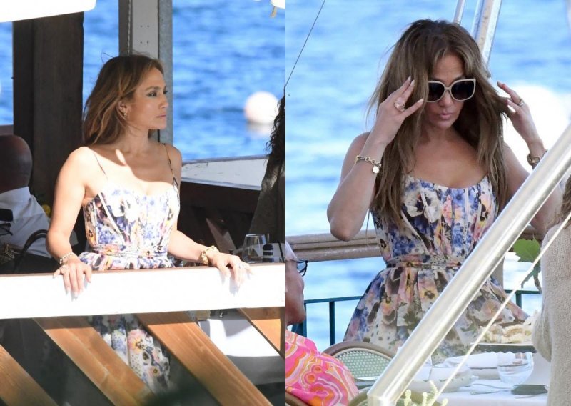 Odmara na luksuznoj jahti: Jennifer Lopez zablistala u očaravajućoj cvjetnoj haljini
