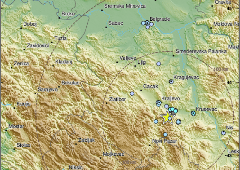 Potres pogodio jug Srbije: 'Jako se zatreslo!'