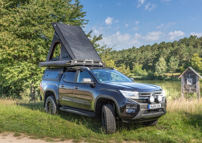 VW Amarok PanAmericana za off-road putovanja: Kamper sa šatorom na krovu i tvrdim krovom